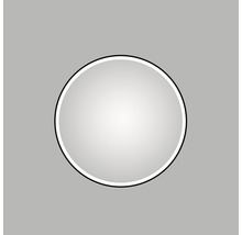 Badrumsspegel DSK Black Circular LED-belysning 100cm-thumb-0
