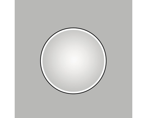 Badrumsspegel DSK Black Circular LED-belysning 100cm-0