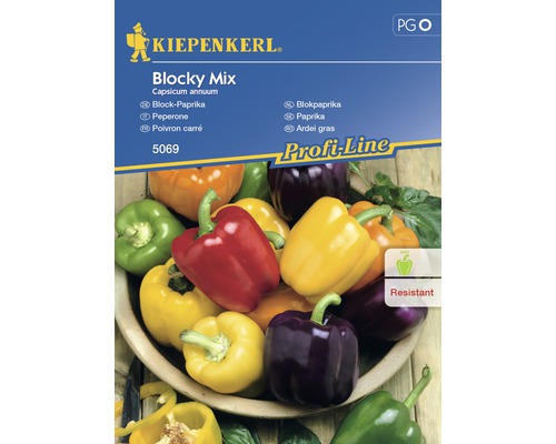 Grönsaksfrö KIEPENKERL Paprika Blocky mix F1