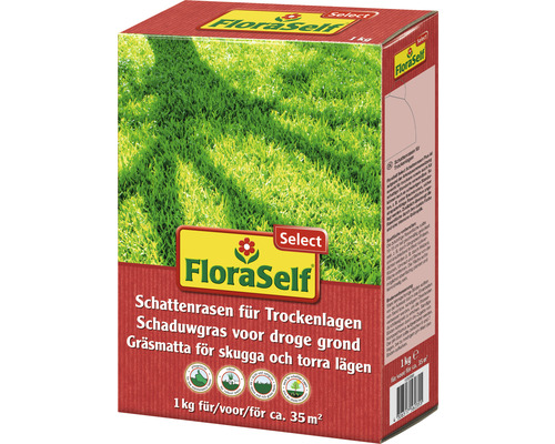 Gräsfrö FLORASELF Select Skuggräs för torra områden 1kg