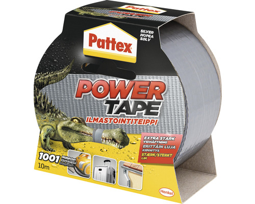 Vävtejp PATTEX Powertape silver 10m