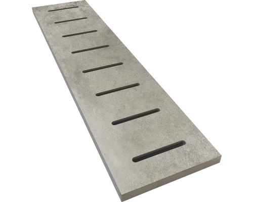 Poolsten FLAIRSTONE avrinning betonggrå rak kant 60 x 15 x 2 cm-0