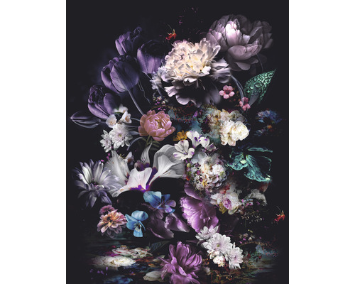 Fototapet MARBURG Smart Art Easy Floral lila 4 delar 270x212cm 47225-0