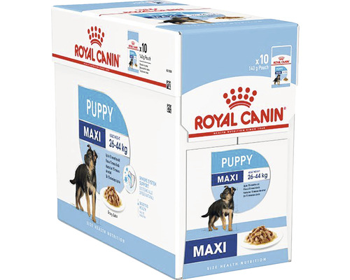 Hundmat ROYAL CANIN Maxi Puppy valpfoder 10x140g