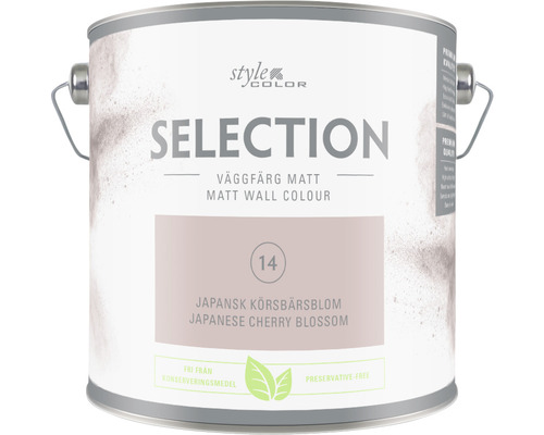 Väggfärg SELECTION Style Color Premium Japansk körsbärsblomning 2,5l