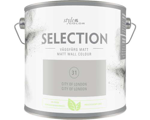 Väggfärg SELECTION Style Color Premium City of London 2,5L
