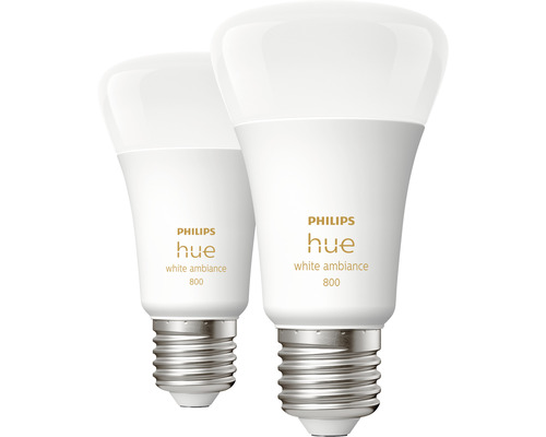 Reflektorlampa PHILIPS Hue White Ambiance 6W 2200-6500K 2 ljuskällor - kompatibel med SMART HOME by hornbach