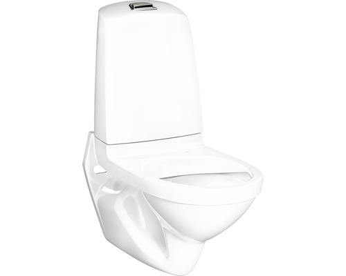 Toalettstol GUSTAVSBERG Nautic WC 1522 Hygienic Flush Vägghängd 4L med cistern