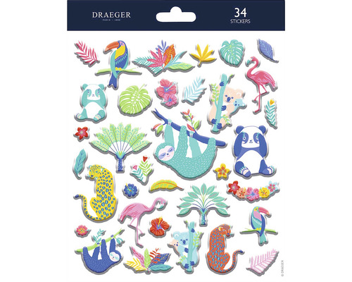 Ministickers NOUVELLES IMAGES Kids Tropical Animals