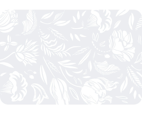 Bordstablett VENILIA Transparent blomma 30x45cm