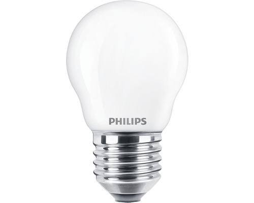 LED-lampa PHILIPS dimbar matt E27 3,4W 470lm 2200-2700K