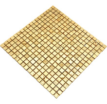 Mosaik natursten XAM 47 guld 30 x 30 cm-thumb-4
