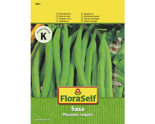 Grönsaksfrö FLORASELF Buskböna Saxa