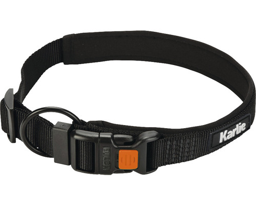 Hundhalsband KARLIE Art Sportiv Premium XXL 30mm 55-60cm svart