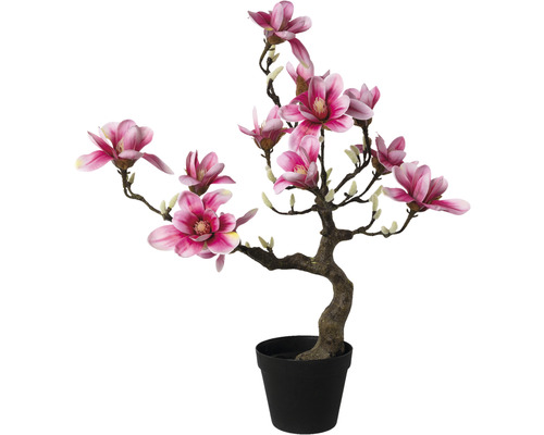 Konstväxt magnoliaträd rosa 71cm