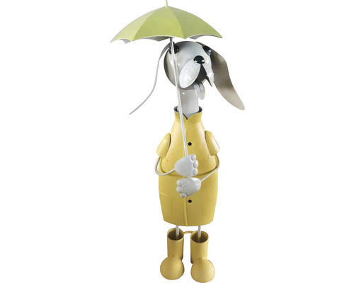 Dekorationsfigur LAFIORA Hare med paraply gul 45cm