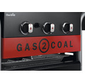 CHAR-BROIL Gasolgrill/Kolgrill Gas2Coal 2.0 3B 3-brännare svart