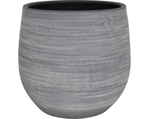 Blomkruka Selene keramik Ø25x26cm grå