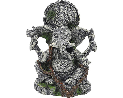 Akvariedekoration Ganesha 9x10x12,5cm