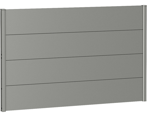 Väggpanel BIOHORT aluminium 150x90cm kvartsgrå-metallic