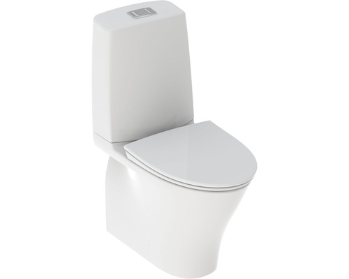 Toalettstol IFÖ Vinta Art rimfree hårdsits P-lås 4 L limning 7796172