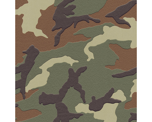 Tapet A.S. CRÉATION Kamouflage brun grön 3694-06