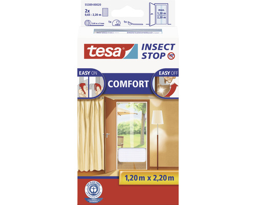 Insektskydd TESA Comfort dörr 2 st 120x220cm