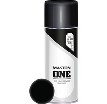 Sprayfärg MASTON One RAL 9005 glans svart 400ml-thumb-0