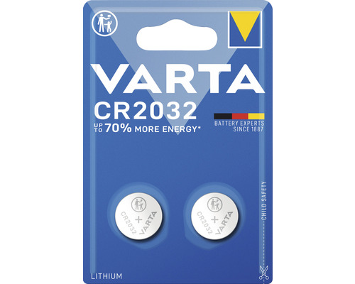 Knappcellsbatteri VARTA CR2032 2-pack