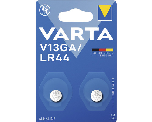 Knappcellsbatteri VARTA V13GA 2-pack