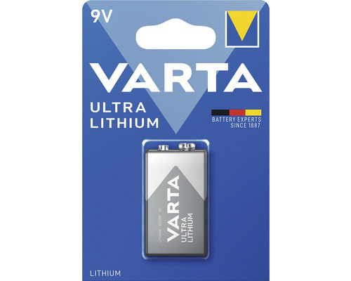 Batteri VARTA 9V Ultra Litium 6122