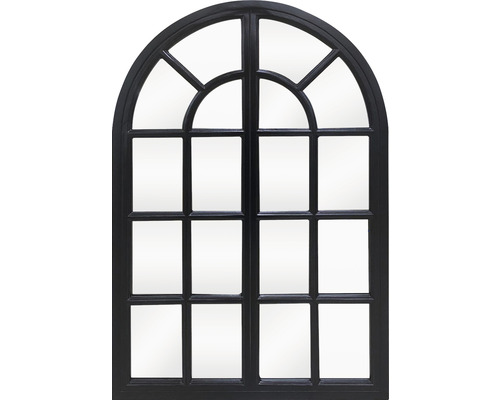 Spegel fönster svart metall