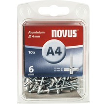 Blindnit NOVUS Ø 4x6mm aluminium 70-pack-thumb-0
