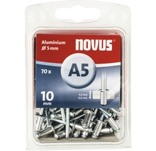Blindnit NOVUS Ø 5x10mm aluminium 70-pack-thumb-0