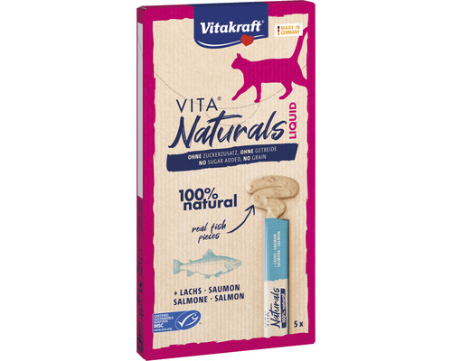 Kattgodis VITAKRAFT VitaNaturals LiquidSnack lax 5-pack