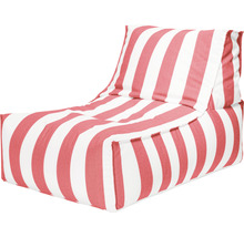 Sittsäck stol Santorini vit/röd 65x100x65cm-thumb-0