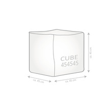 Sittsäck puff Cube Manacor 45x45x45cm-thumb-2