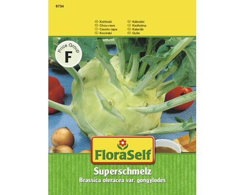 Grönsaksfrö FLORASELF Kålrabi Superschmelz-0