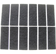 Möbeltassar svart 44x16mm 12-pack-thumb-0