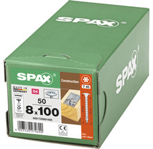 Konstruktionsskruv SPAX C4 8,0x100 T30 50-pack-thumb-1