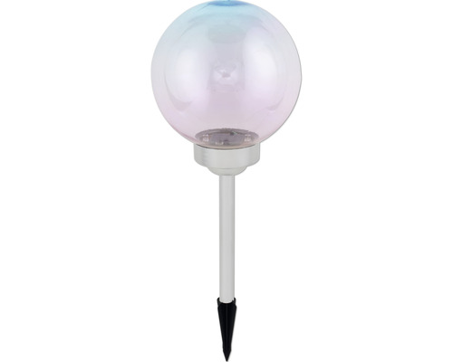 Solcellslampa LED Kula 3-färgad 20cm
