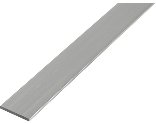 Plattstav KAISERTHAL aluminium silver 20x2mm 2m
