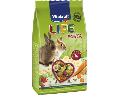 Kaninfoder VITAKRAFT Life Power 600g