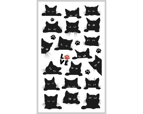 Ministicker AGDESIGN Black Cats 8x14cm 25 delar