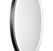 DSK spegel med LED-belysning Black Circular matt Ø60cm IP 24-thumb-2