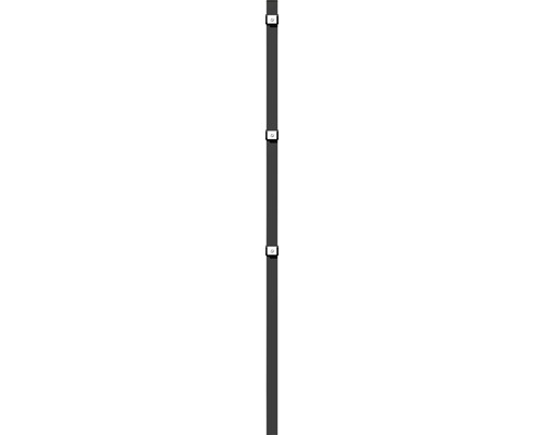 Stolpe GAH ALBERTS för stålnätspanel 6x4x150cm antracit