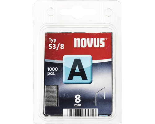 Fintrådsklammer NOVUS typ A 53/8 1000 st