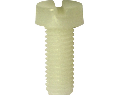 Cylindrisk maskinskruv DRESSELHAUS med mejselspår polyamid DIN 84 6x20mm 50-pack