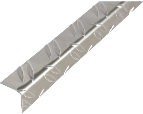 Vinkelprofil KAISERTHAL aluminium räfflad 23,5x23,5x1,5mm 1m