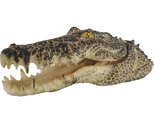 Akvariedekoration krokodilhuvud